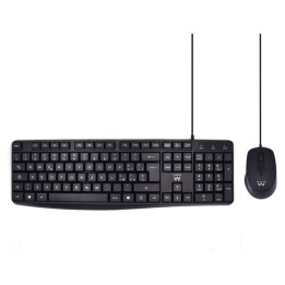 KIT 2 in 1 Tastiera e Mouse Silenziosa USB EW3005