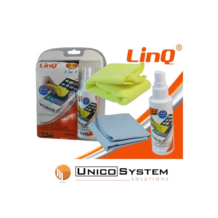 Kit Pulizia Blister (panno microfibra/detergente)