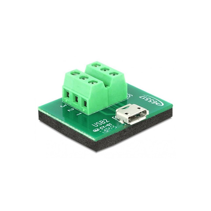 Adattatore Micro USB Femmina Terminal Block 6 pin