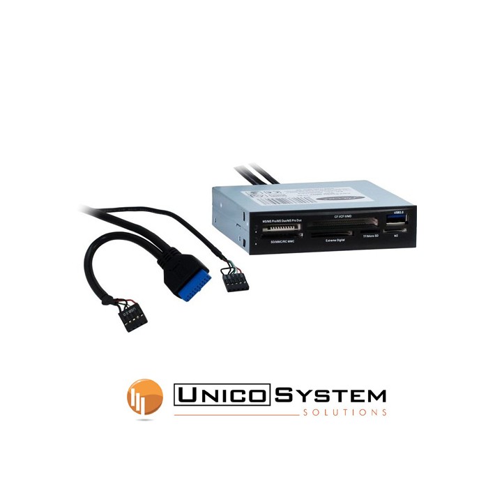 Lettore Multicard Interno 1xUSB 3.0 INTER-TECH