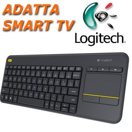 Logitech Touch K400 Plus Tastiera Wireless