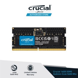 Memoria 16 GB SODDR5 5600Mhz CRUCIAL