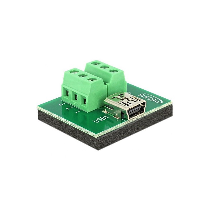 Adattatore Mini USB Femmina Terminal Block 6 pin