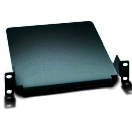 Mensola per Armadio Rack 10'' 200mm 1U Nero 2 punti