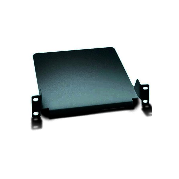 Mensola per Armadio Rack 10'' 200mm 1U Nero 2 punti