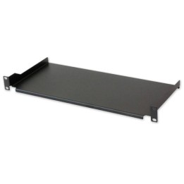 Mensola per Armadio Rack 19'' 200mm 1U Nera 2 punti