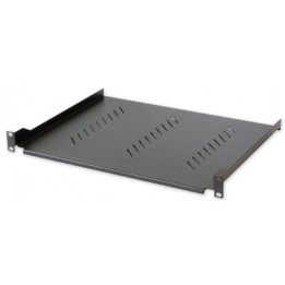 Mensola per Armadio Rack 19'' 305mm 1U Nera 2 punti