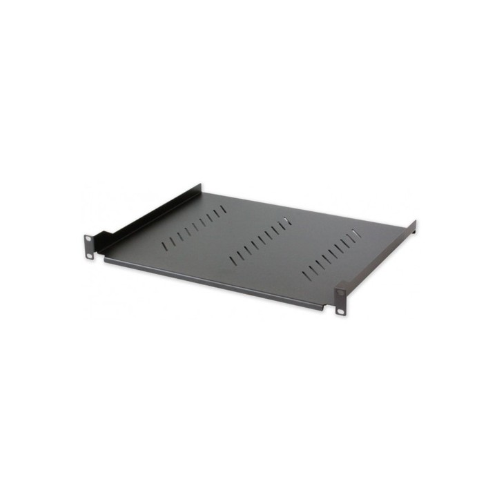 Mensola per Armadio Rack 19'' 305mm 1U Nera 2 punti