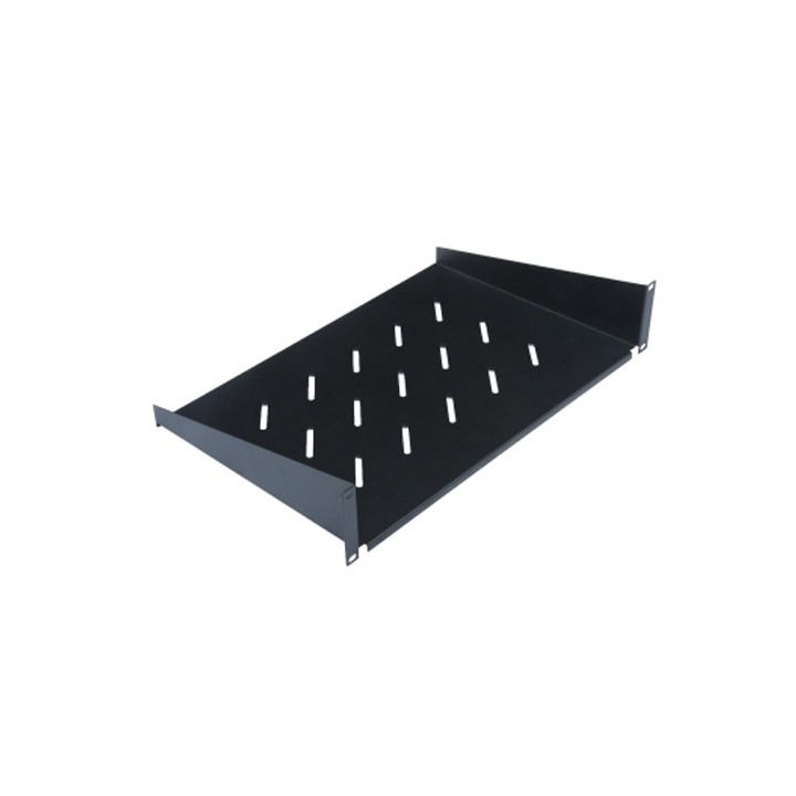 Mensola per Armadio Rack 19'' 350mm 1U Nera 2 punti