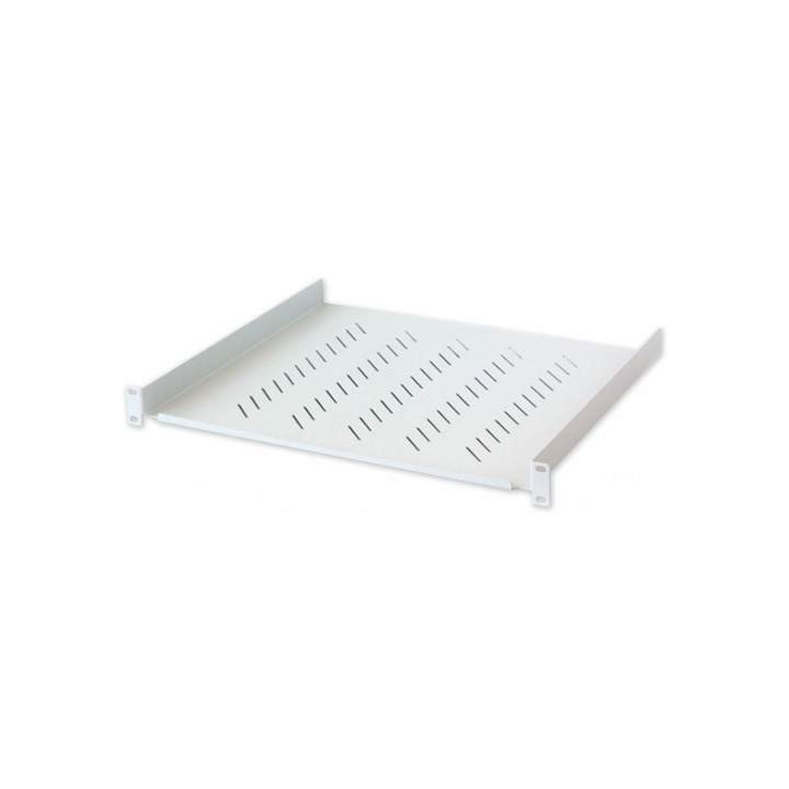 Mensola per Armadio Rack 19'' 400mm 1U Grigia 2 punti