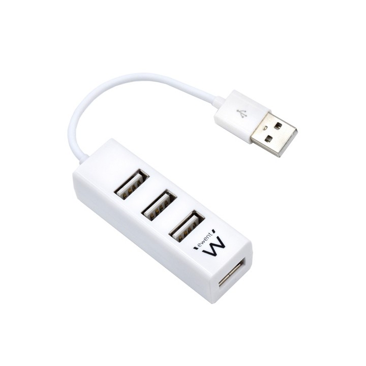 Mini HUB USB 2.0 a 4 porte EW1122 Bianco