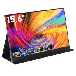 Monitor Portatile, Schermo Portatile 15,6" 1920x1080 FHD, Doppi Altoparlanti Integrati