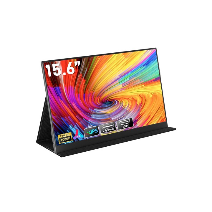 Monitor Portatile, Schermo Portatile 15,6" 1920x1080 FHD, Doppi Altoparlanti Integrati