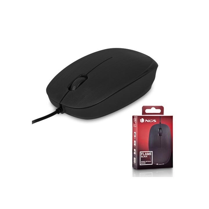 Mouse Ottico 2 bottoni + scroll USB Flame