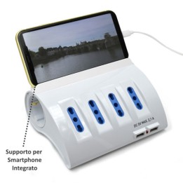 Multipresa da tavolo 4 prese ITA e 2 porte USB 2,1A EW3934