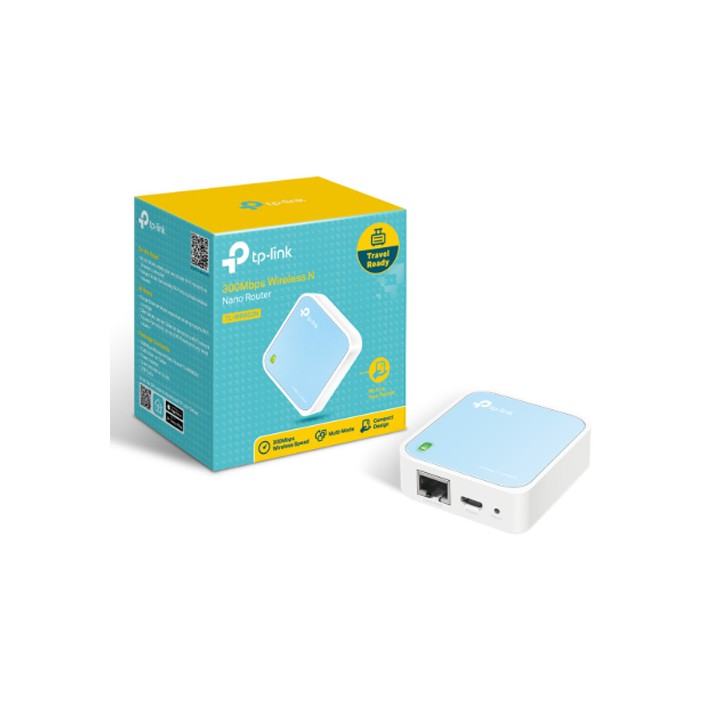 Nano Router Wi-Fi N300 Portatile 1 Porta LAN/WAN TL-WR802N