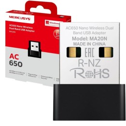 Nano Scheda di Rete Wireless AC650 Dual Band USB WPA3