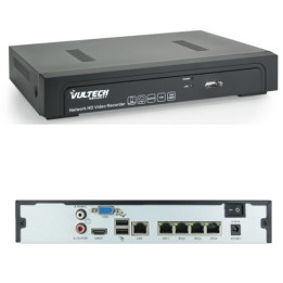 NVR 4 Canali FULL HD PoE Onvif 2.0