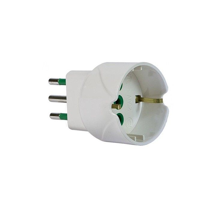 Adattatore Spina piccola 10A a Schuko