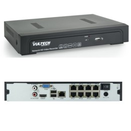 NVR 8 Canali FULL HD PoE Onvif 2.0