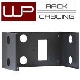 Open Frame Rack 19" a Muro 6 unità Nero - 267x500x305 (AxLxP)