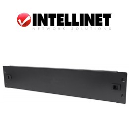 Pannello cieco Armadi Rack 19", 2U, in acciaio, Tooless a Clip Nero