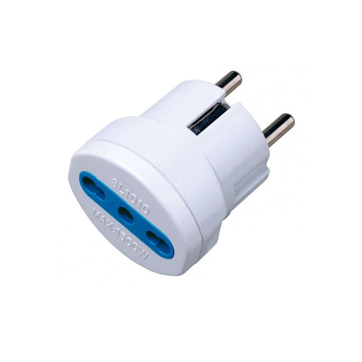 Adattatore spina Schuko a presa