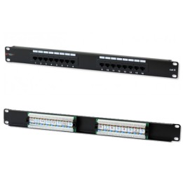 Pannello Patch 16 Porte RJ45 UTP CAT. 6 19"