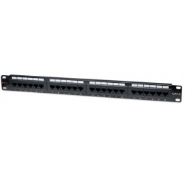 Pannello Patch 24 Porte RJ45 UTP CAT. 6a 19"