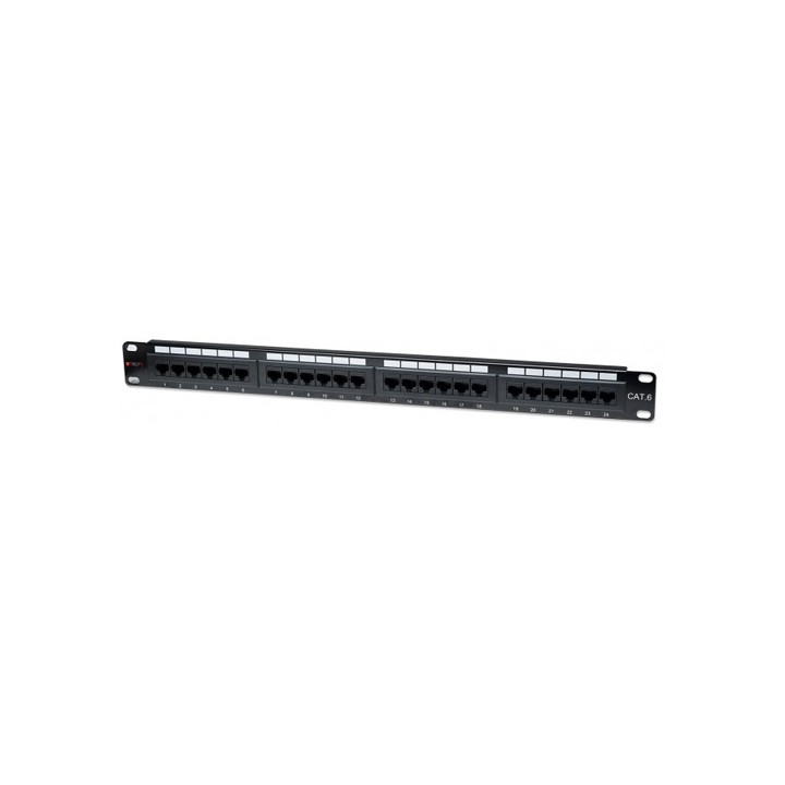 Pannello Patch 24 Porte RJ45 UTP CAT. 6a 19"