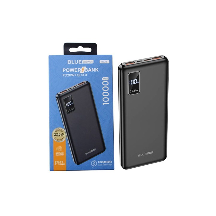 Power Bank 10000mAh - 22,5W - Quick Charge + Power Delivery