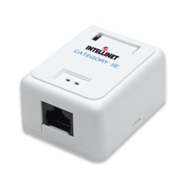 Prese a muro 1 porta RJ45 Cat5e