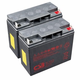 RBC7-CS - Batterie di ricambio per cartuccia APC RBC7. Kit composto da 2pz. CSB GP12170 12V 17Ah. Vengono fornite solo le batter