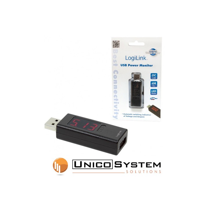 Rilevatore di Tensione con LED Luminoso per Dispositivi USB