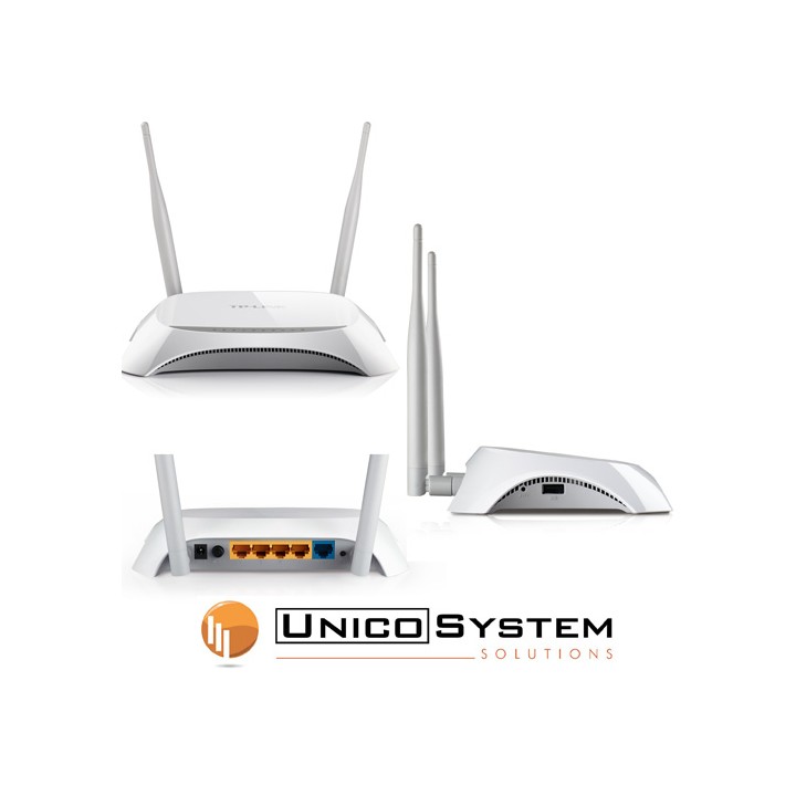 Router WiFi 3G/4G 300Mps 4P Lan 10/100M TL-MR3420