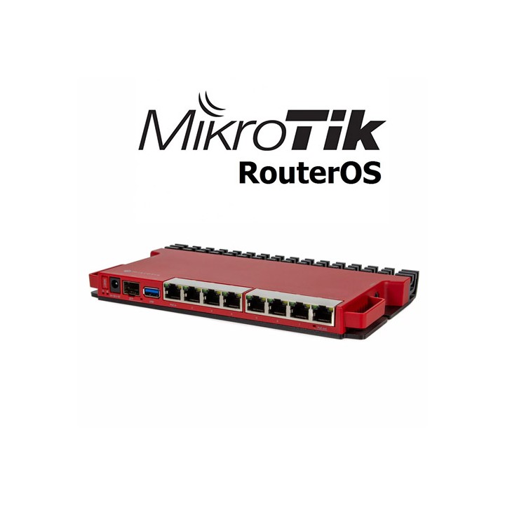 RouterBoard 8xLan 10/100/1000 - 1xSFP2.5Gbps - 1xUSB3 - L009UiGS-RM