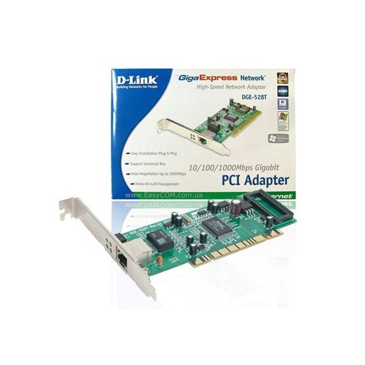 Scheda da Rete PCI 10/100/1000Mps DGE-528T D-LINK