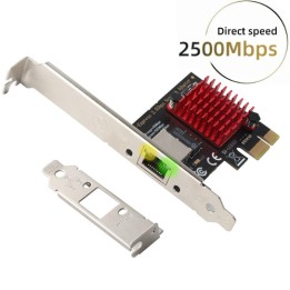 Scheda di Rete PCIe 2,5G/1G/100Mbps con Low Profile