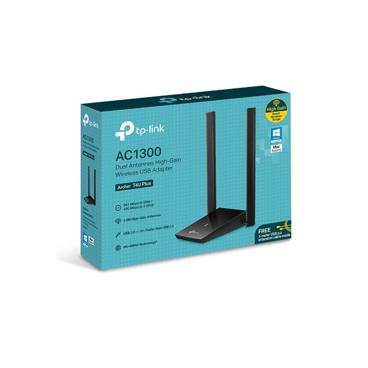 Scheda di Rete Wireless Dual Band AC1300 Archer T4U Plus