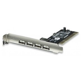 Scheda PCI 4+1 porte USB 2.0 Manhattan