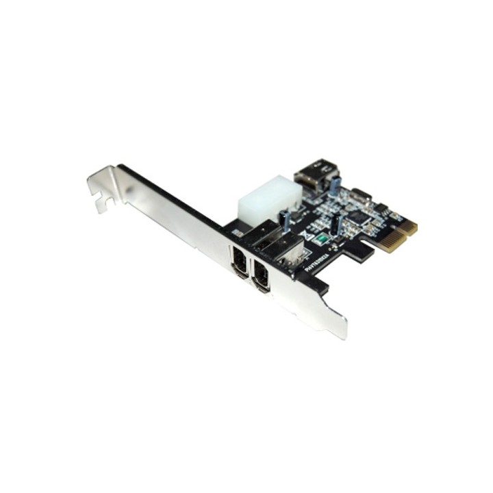 Scheda PCI-Express 2+1 porte Firewire