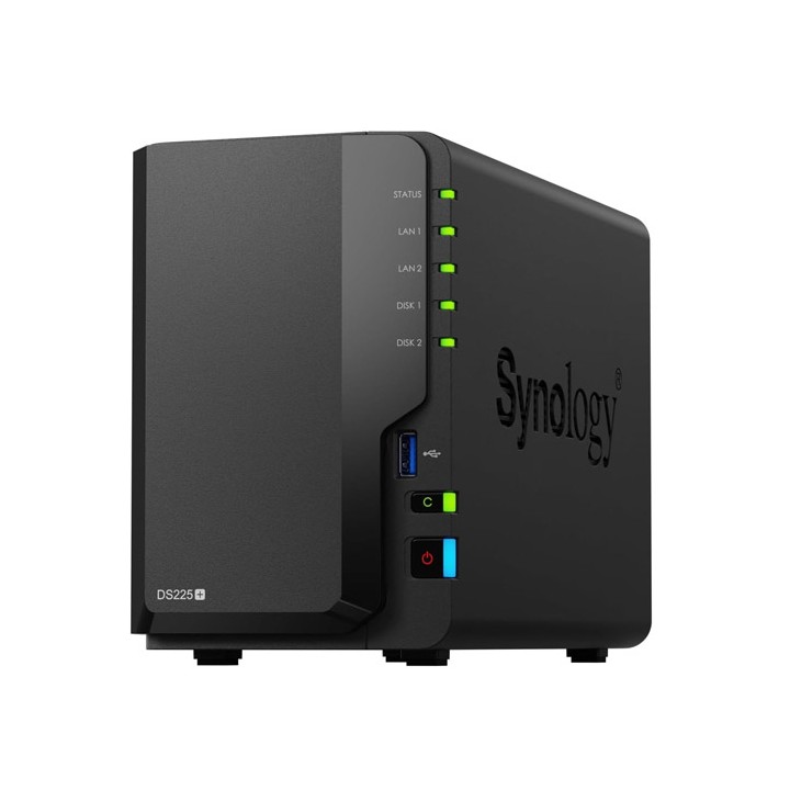 Server NAS SYNOLOGY DS225+ x 2 Hard Disk 3,5"