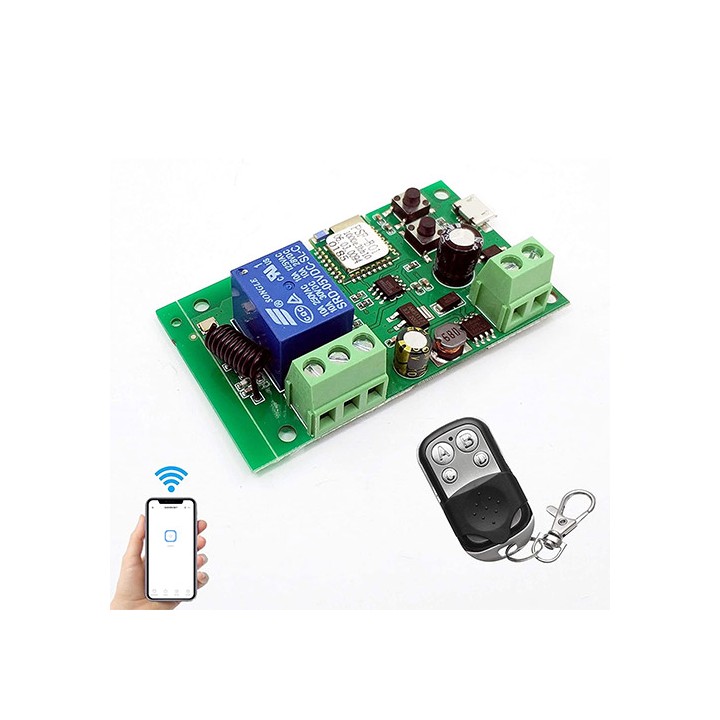 SONOFF Dispositivo di controllo da remote WiFi e Telecomando 433Mhz con l’app Ewelink