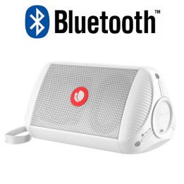 Speaker Bluetooth Roller Ride Bianco Stereo