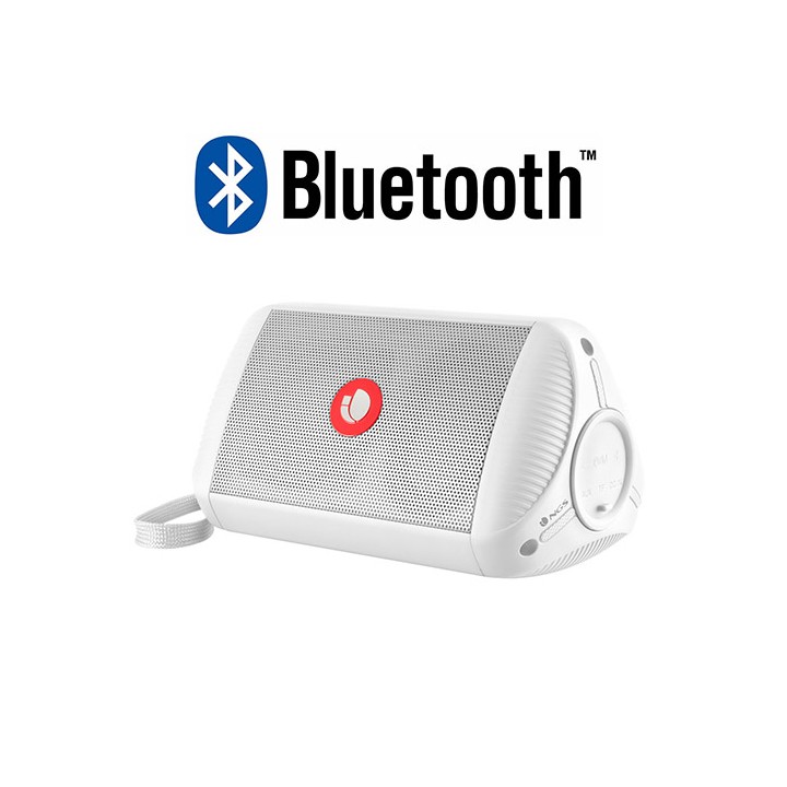 Speaker Bluetooth Roller Ride Bianco Stereo