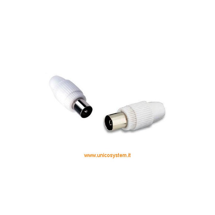 Spina Cavo Antenna TV Maschio/Femmina
