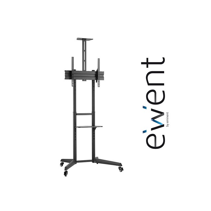 Supporto a pavimento TV da 37" a 70" con ripiano e base Cam