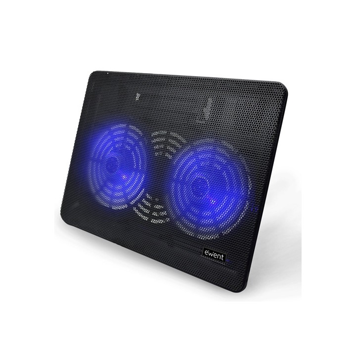 Supporto con Sistema di Raffreddamento per Notebook, MacBook 12 / 15.6 / 17 pollici con 2 Ventole Silenziosa