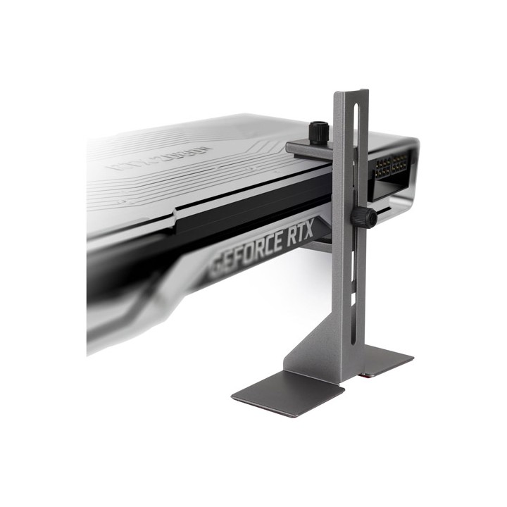 Supporto GPU regolabile anti-sag in metallo – nero