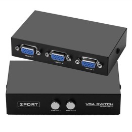 Switch 2 porte VGA per LCD PC TV Monitor